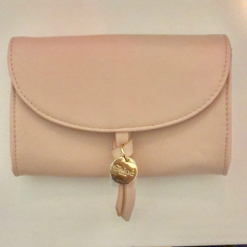 Chloé blush pink wallet clutch—24 HOUR PRICE DROP